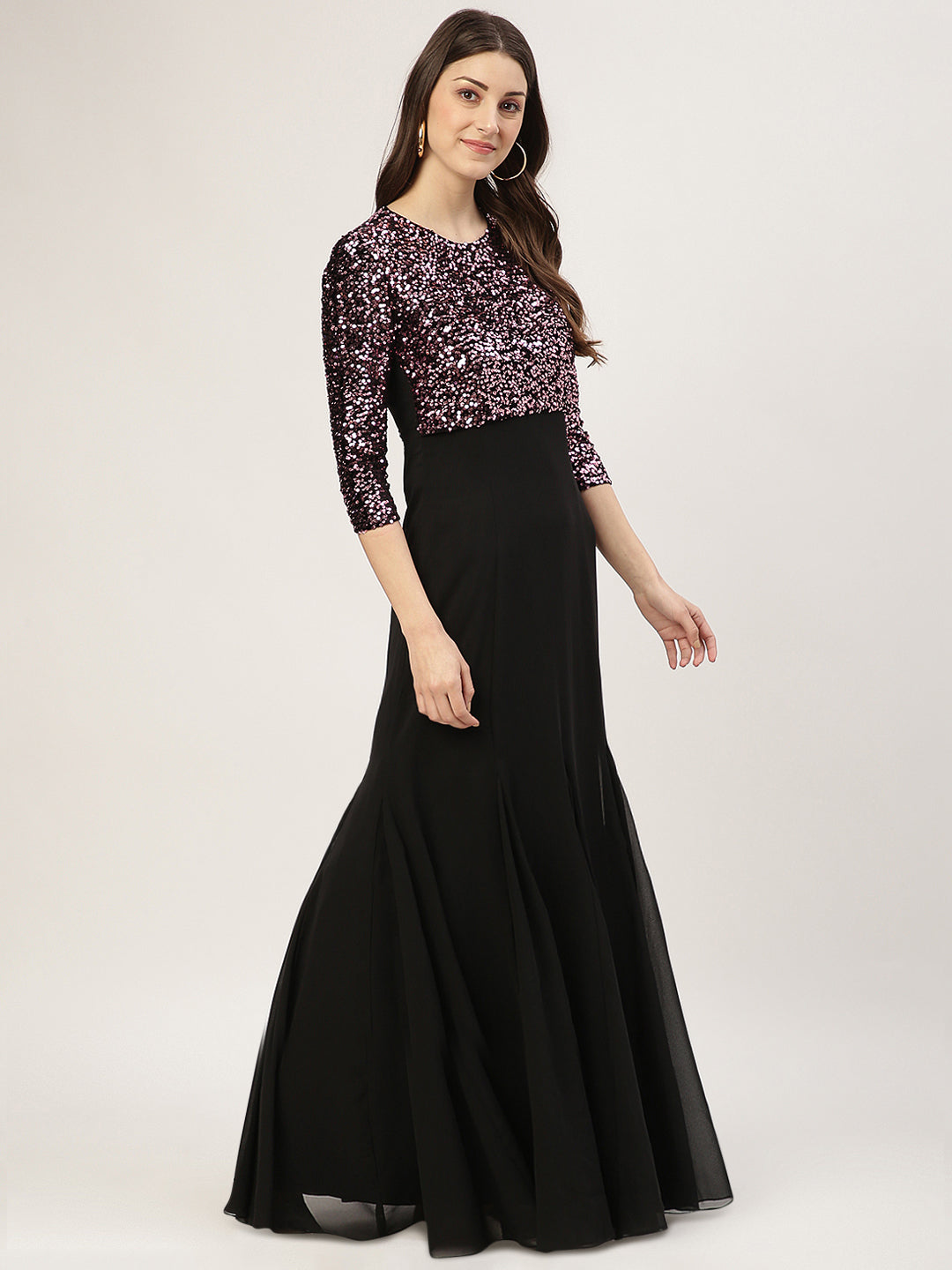 Buy Laila Gown- Black for Women from Anita Dongre